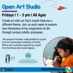 Open Art Studio: Watercolor @ Peoria PlayHouse Children's Museum