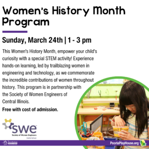 Women's History Month Program @ Peoria PlayHouse Children's Museum